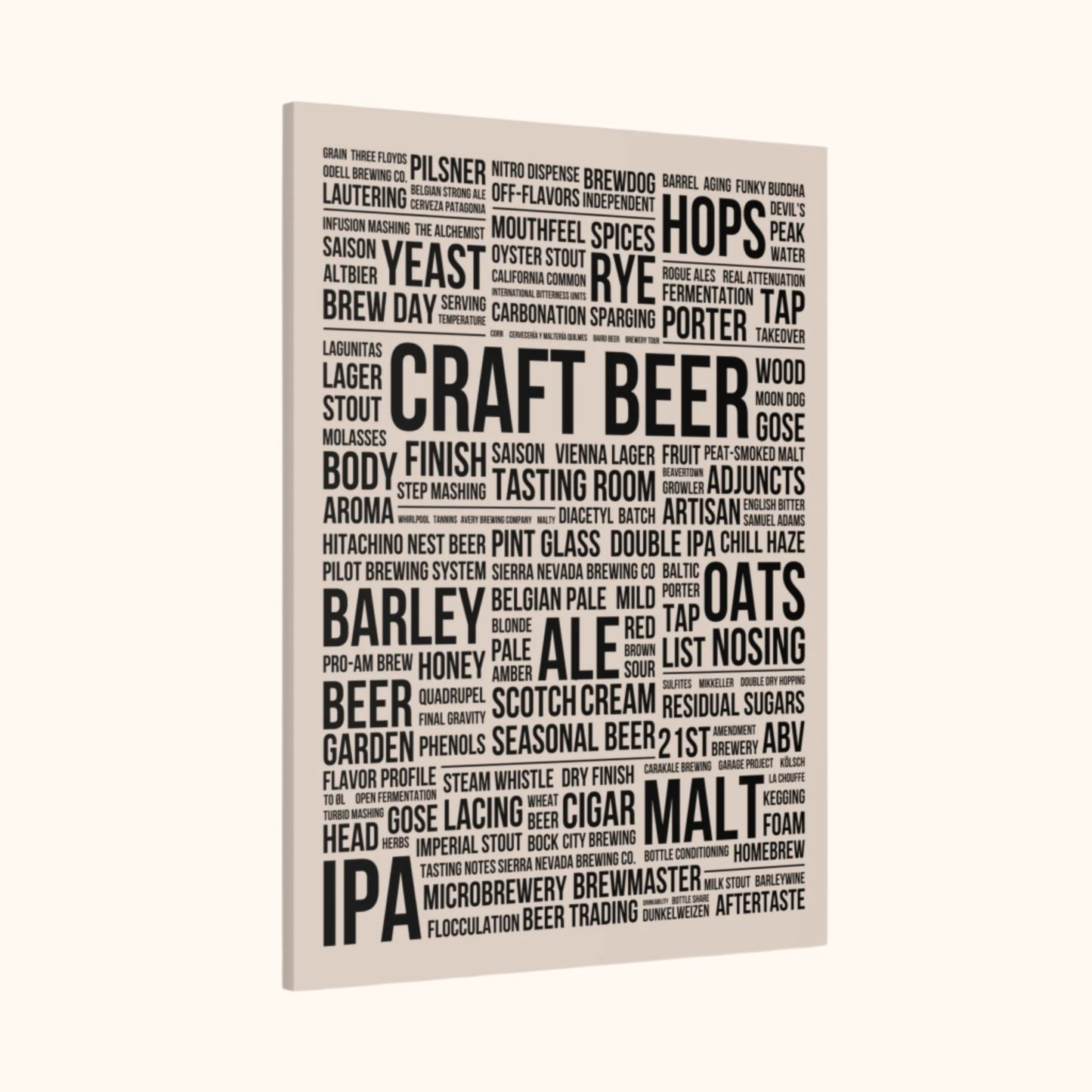 Craft Beer [Beige/Black]