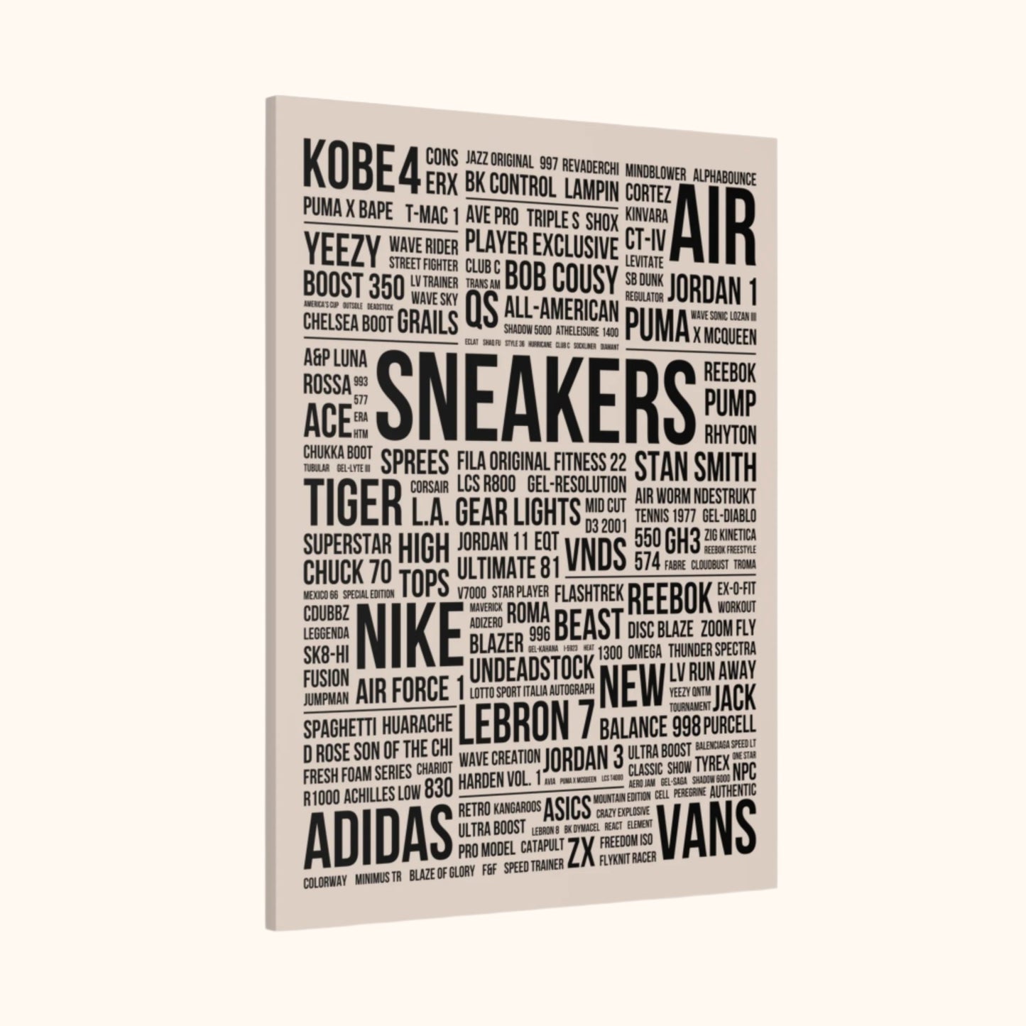 Sneakers [Beige/Black]