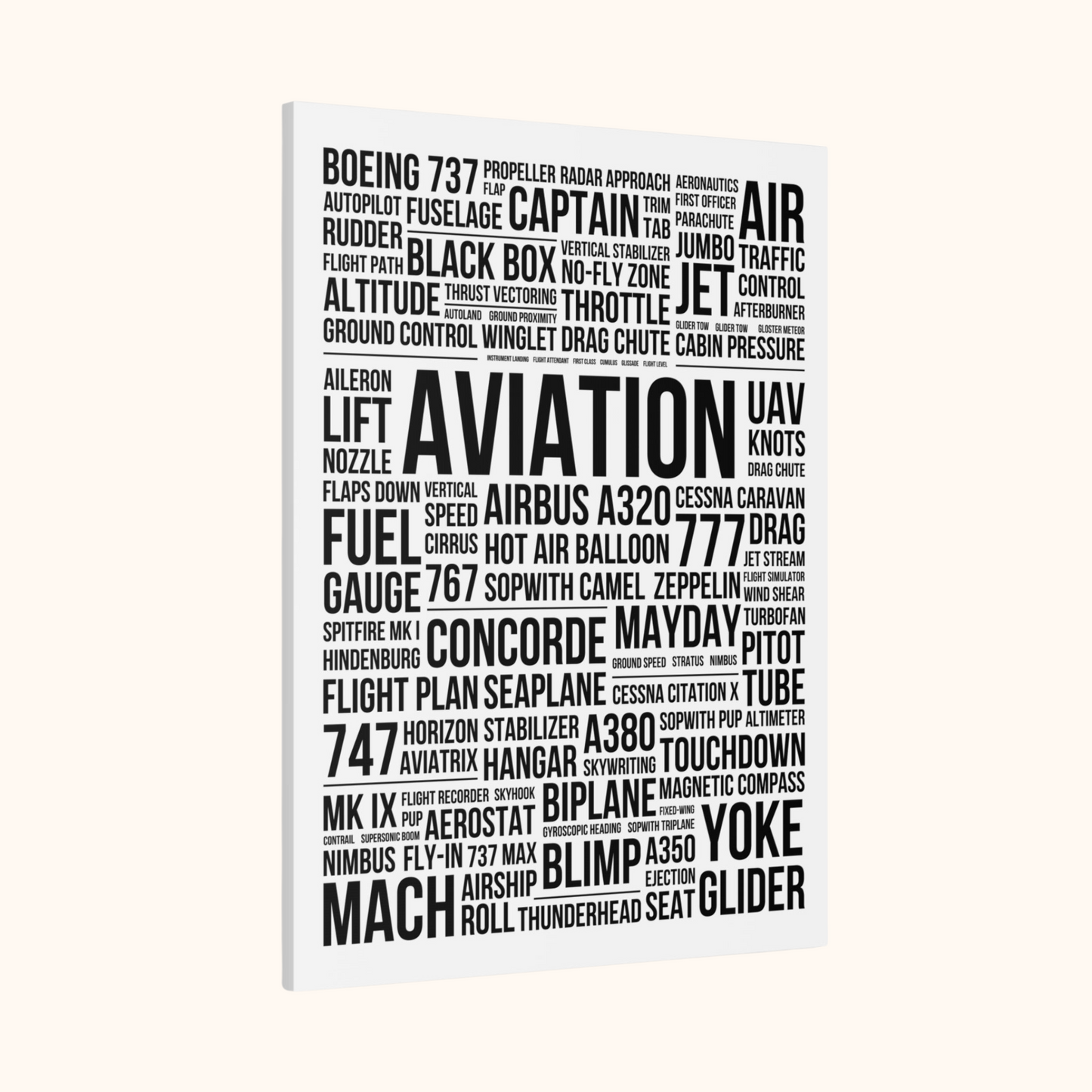 Aviation [Blanc/Noir] 