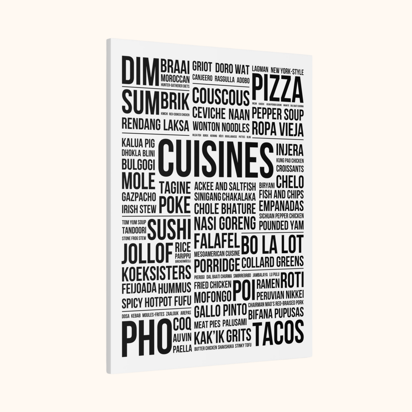 Cuisines [White/Black]