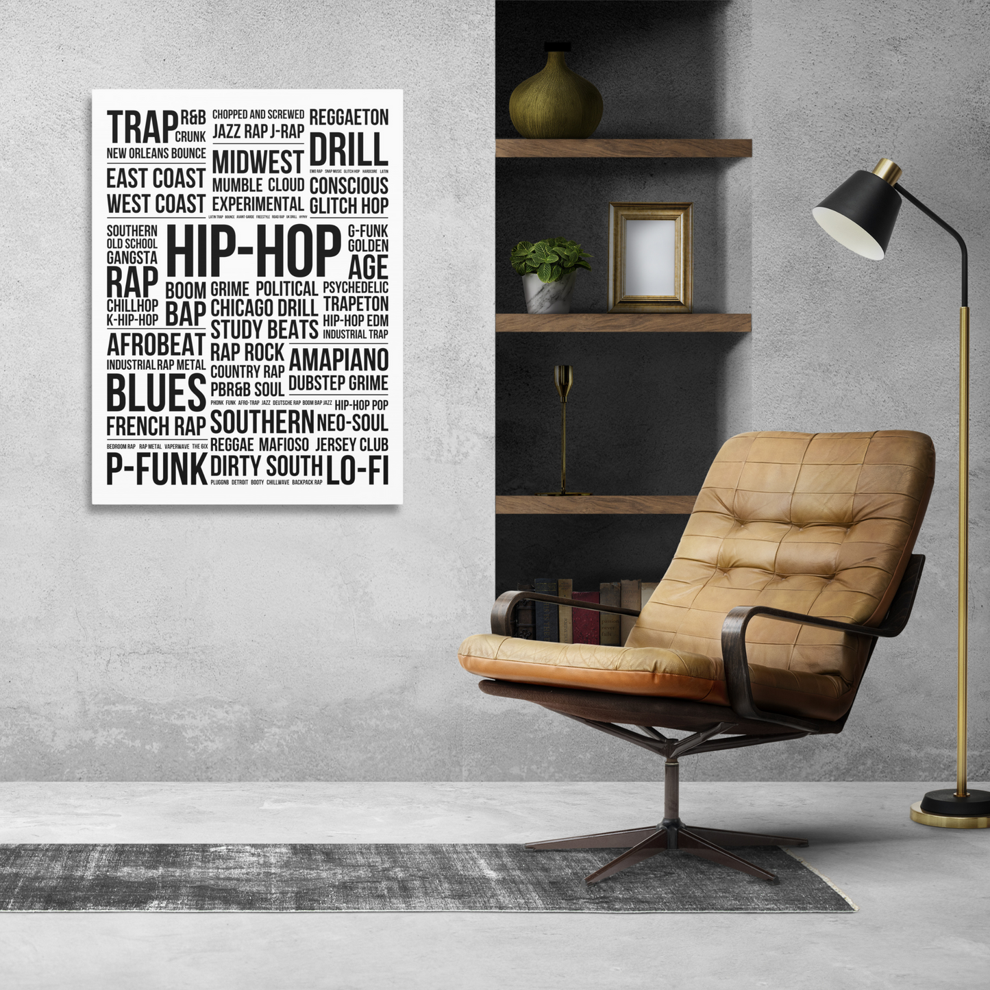 Hip Hop [White/Black]