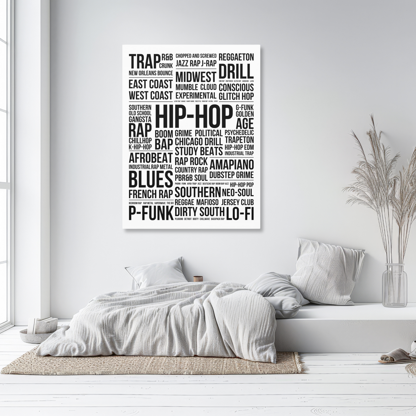 Hip Hop [White/Black]